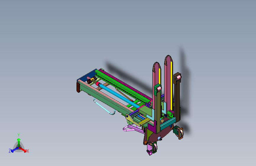 电动升降托盘装卸铲车