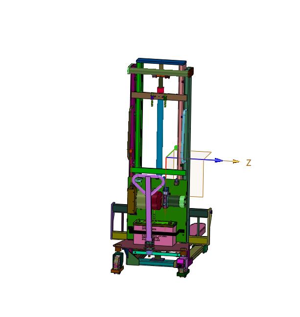 电动升降托盘装卸铲车