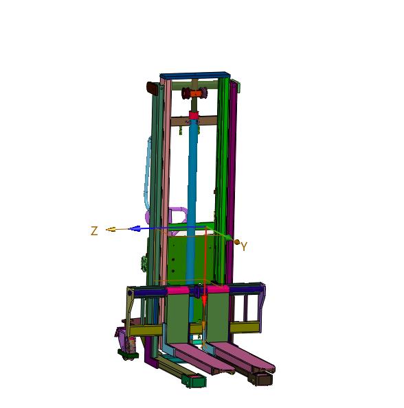 电动升降托盘装卸铲车