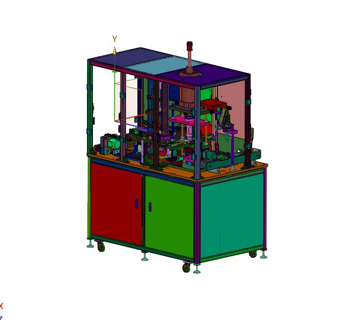 电机磁片自动点胶装配机