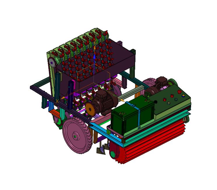 定位式苗盘育苗播种机