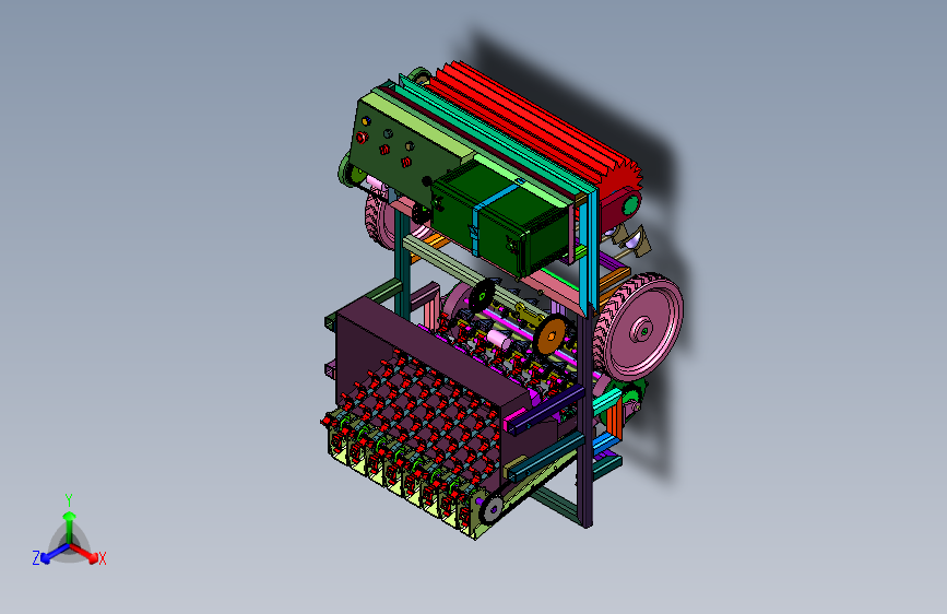 定位式苗盘育苗播种机