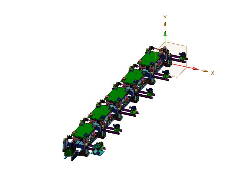 带辊道的振动台面和振实台