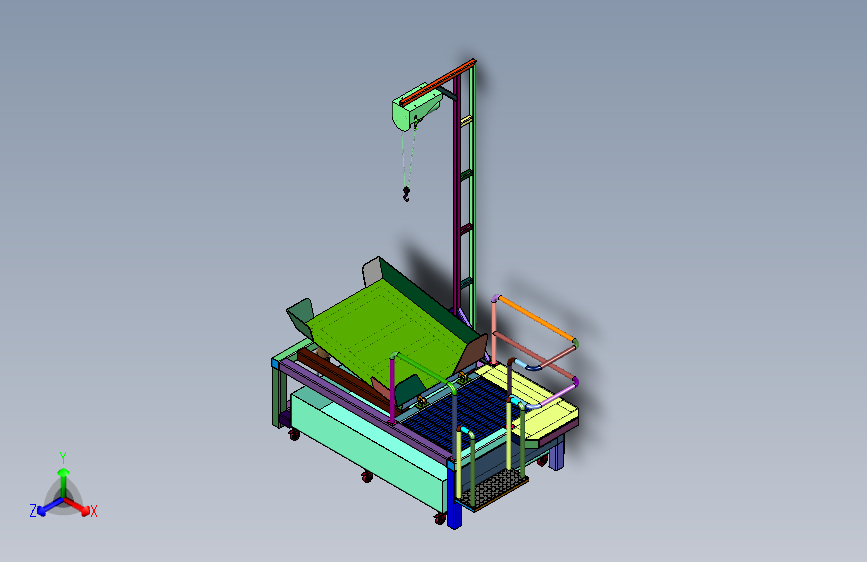 吨桶卸料用翻转器