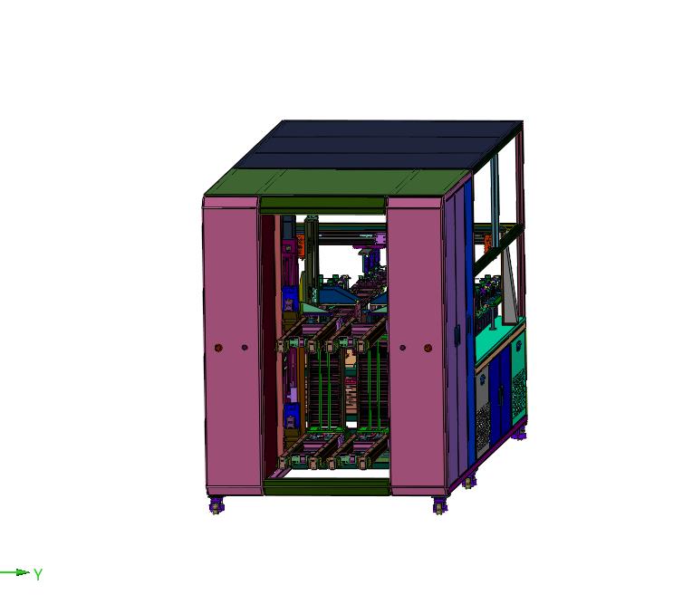 单晶制绒整线自动化上下料机
