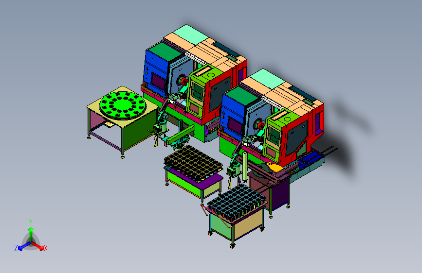 多工位阀体自动加工机床