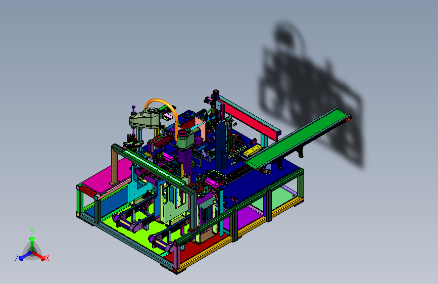电池尺寸偏差测量机的步进移送装置