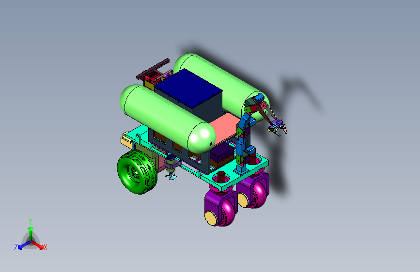多源驱动水下作业平台