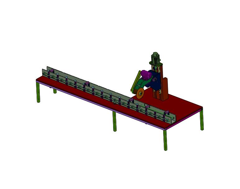 防盗窗钢管切割装置