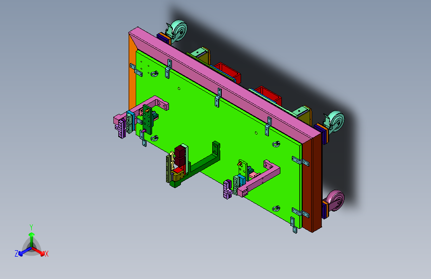 防撞梁快速定位焊接工装