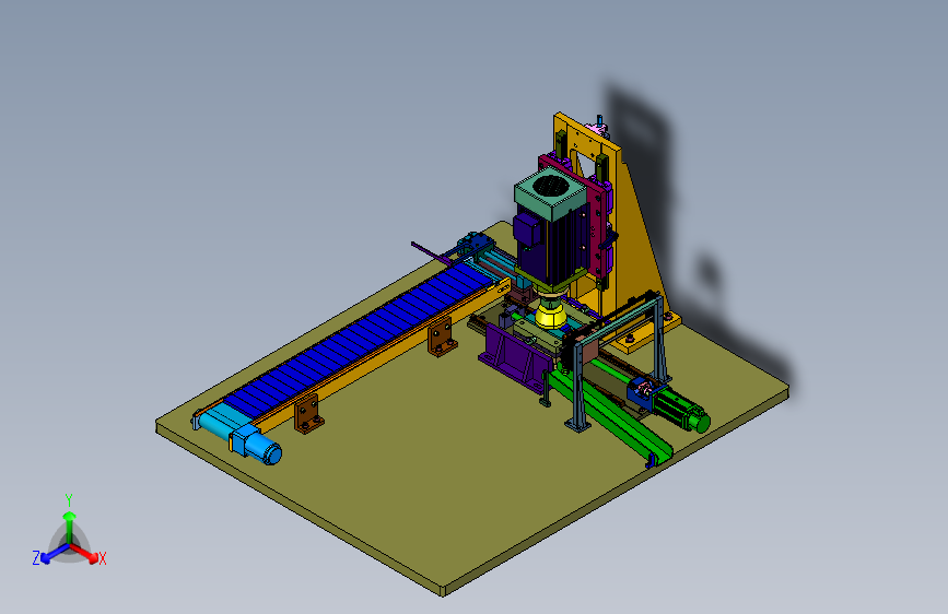 钢板加工用自动打磨机