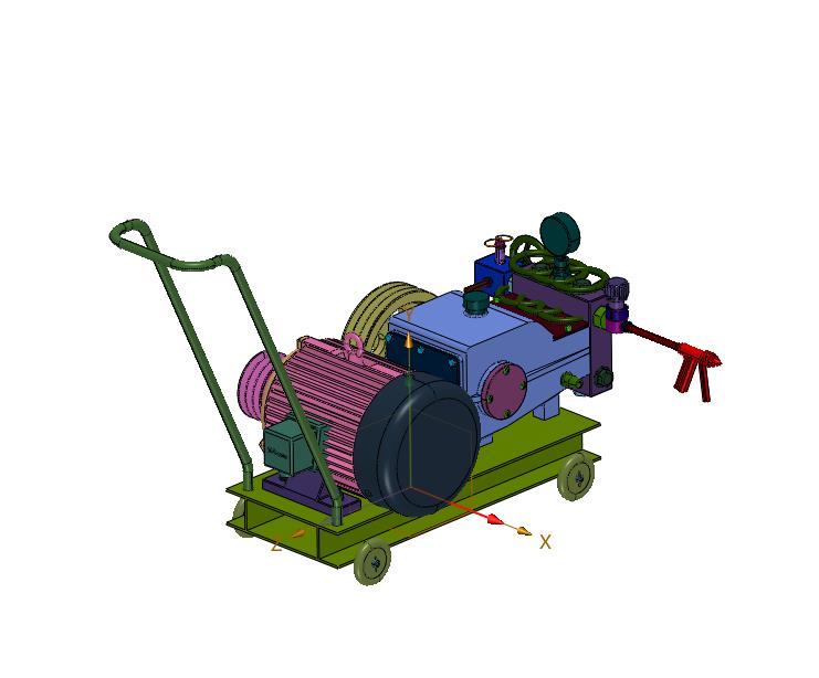 工业型小流量超高压清洗机