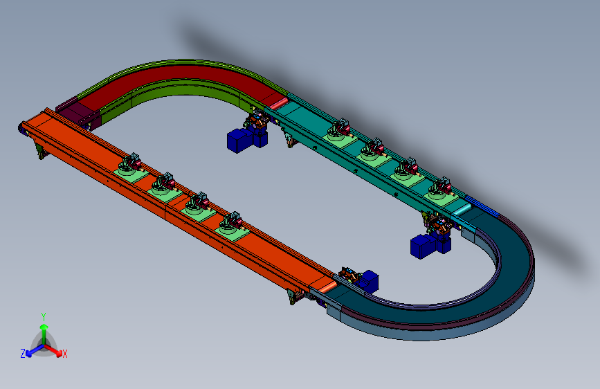 机床的随行夹具输送装置