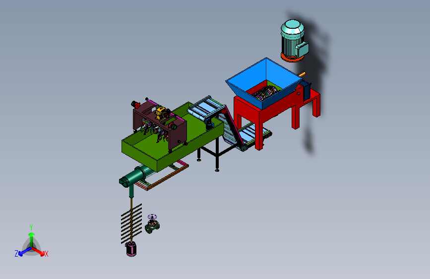 菌渣废料制备有机肥的制备装置