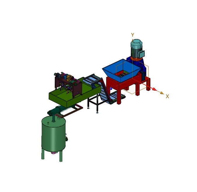 菌渣废料制备有机肥的制备装置