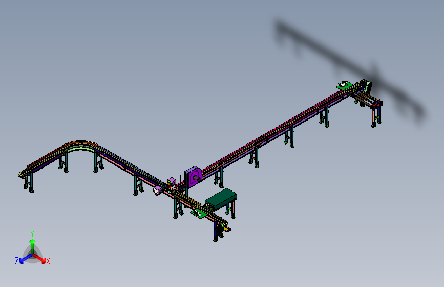 连续抛丸循环输送装置