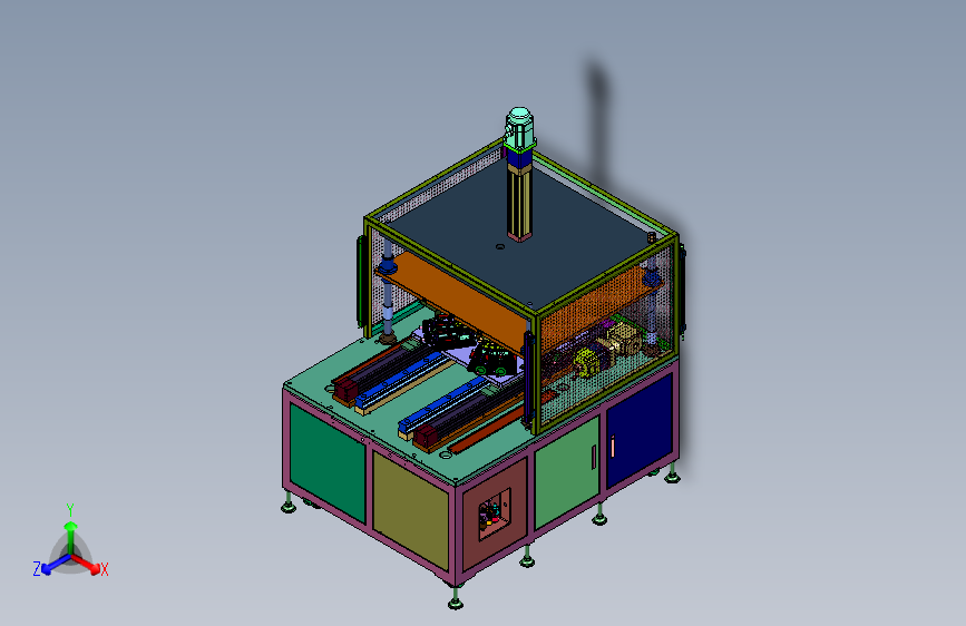 密封圈的下冲式一体冲压成型机