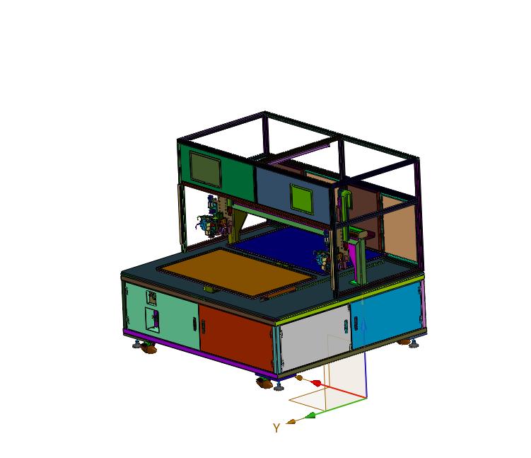 电视机背板自动点胶设备