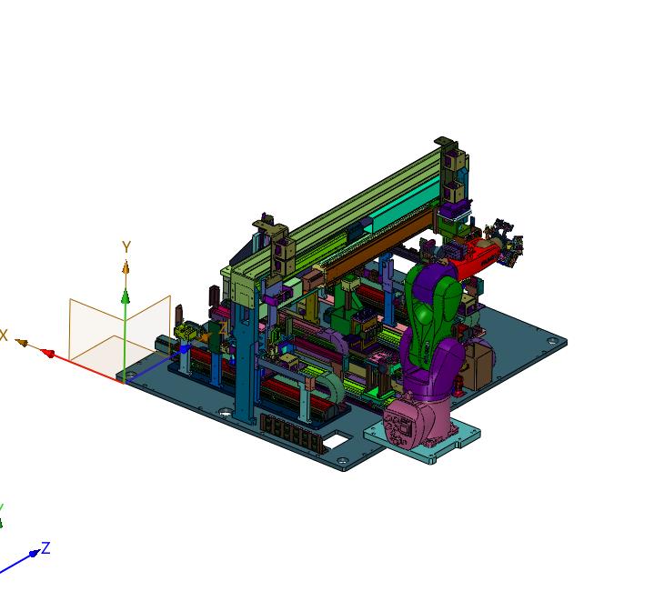 埋入式注塑件的裁切摆盘设备