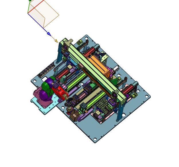 埋入式注塑件的裁切摆盘设备