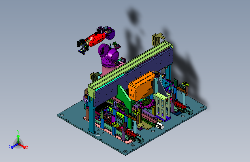 埋入式注塑件的裁切摆盘设备