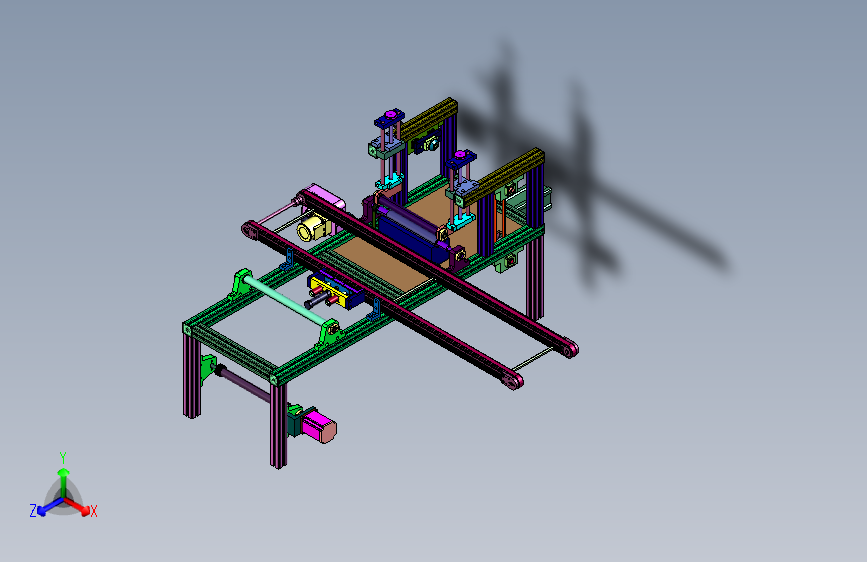 平面贴自动刷胶机