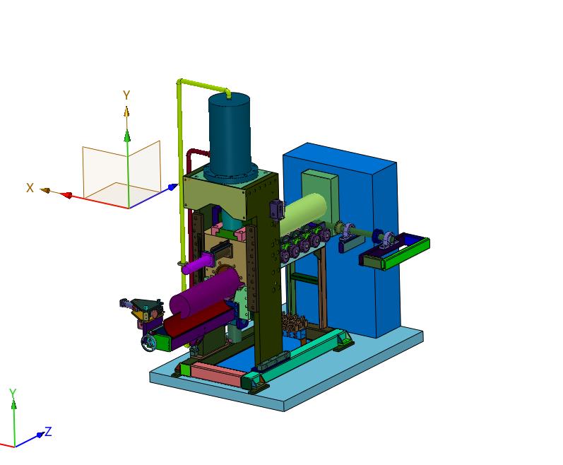 热剪切机剪切压料装置