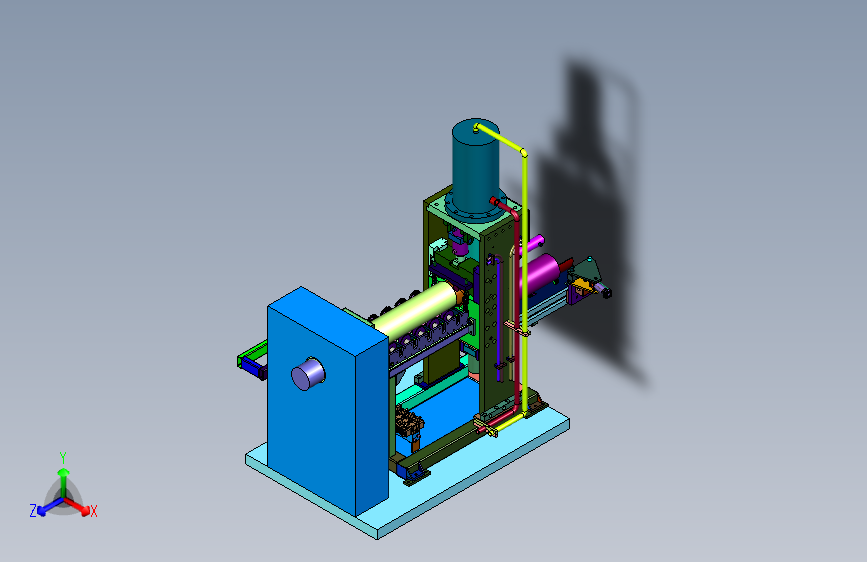 热剪切机剪切压料装置