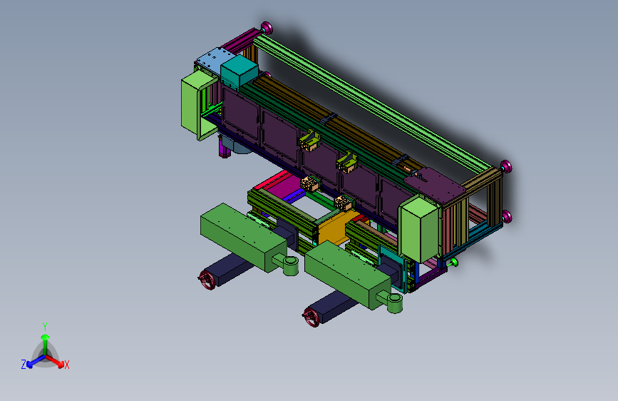 生产线自动镭雕工位