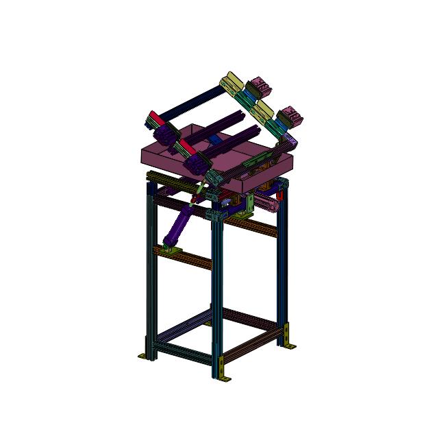 食品杀菌托盘用翻叠倒料机