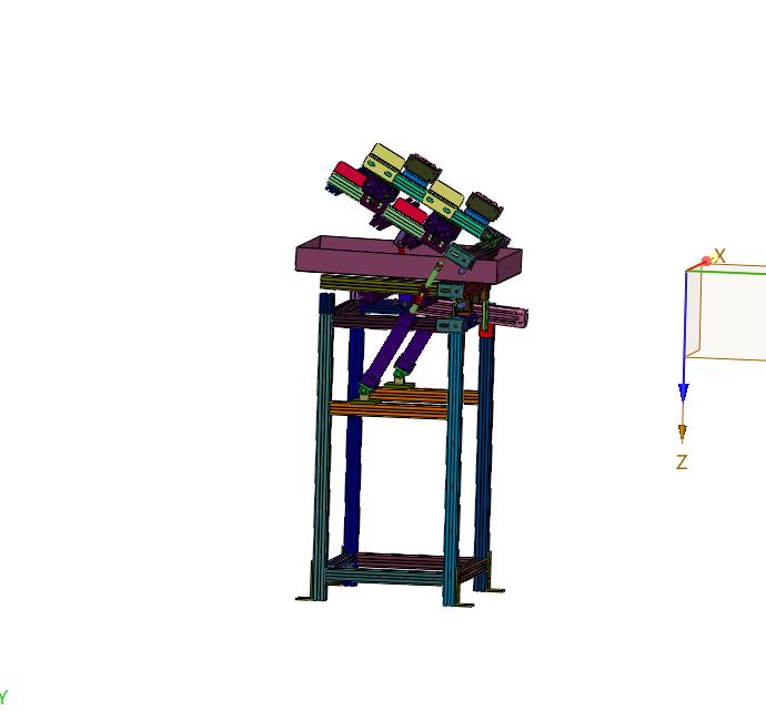 食品杀菌托盘用翻叠倒料机