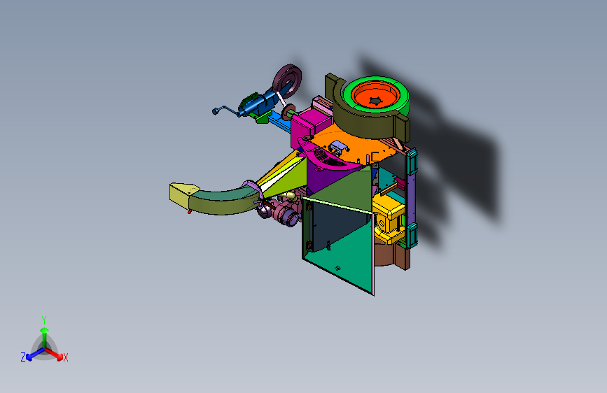 松木板原料削片装置