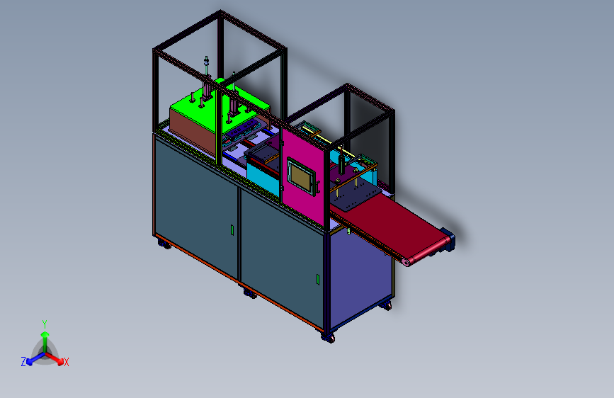 塑胶壳体自动冲切水口装置