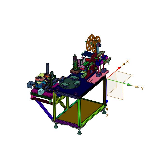 塑胶外壳自动旋转贴膜机