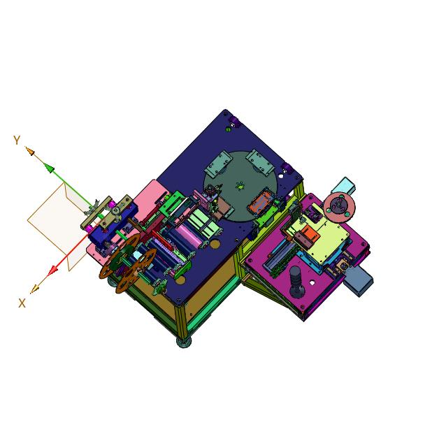 塑胶外壳自动旋转贴膜机