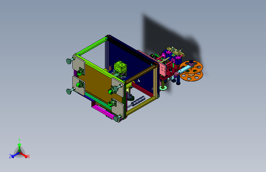 塑胶外壳自动旋转贴膜机