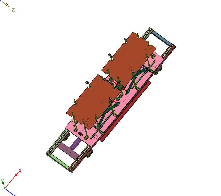推车双工位剪式升降机
