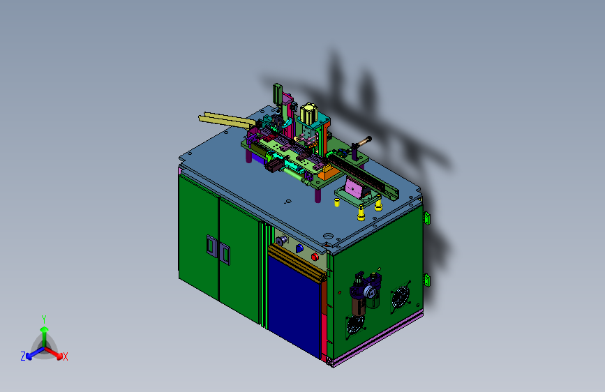 网络通讯连接器外壳自动铆接设备