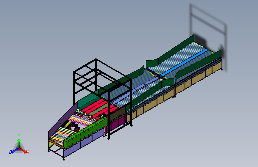 物流中心配货流水线货物分流装置