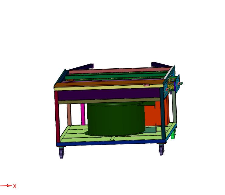 吸风区域可调的打磨除尘工作台