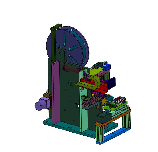 小型薄片手机零件贴附机