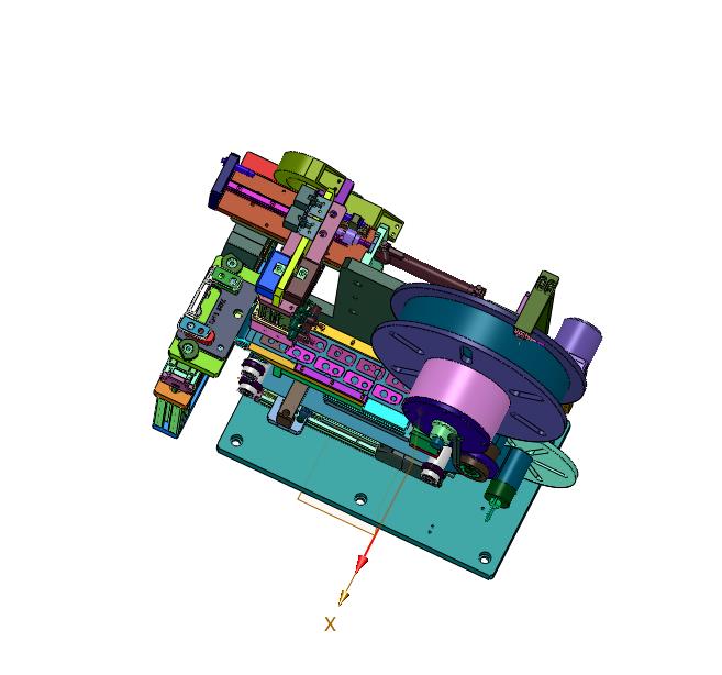 小型薄片手机零件贴附机
