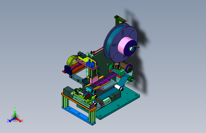 小型薄片手机零件贴附机