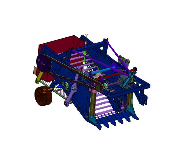 小型地瓜挖掘机