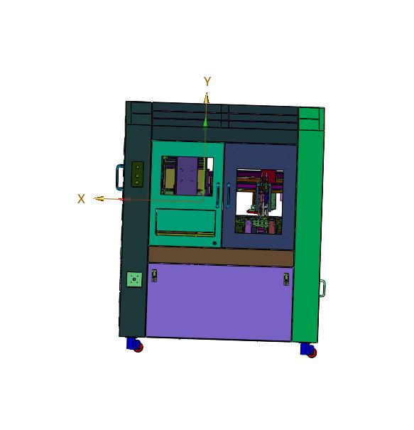 芯片成品检测系统及其Tray盘上下料机构