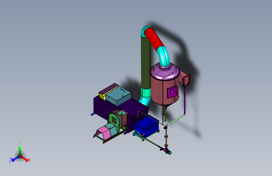 新型微雾旋风除尘系统