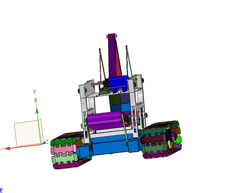 循环履带式植树机器人
