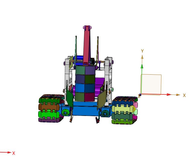 循环履带式植树机器人
