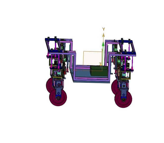 野外多功能轮式无人车辆平台