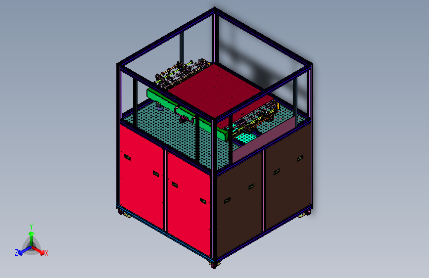 液晶面板可换向传送装置